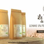 Communication, graphisme packaging Le Moulin de Leopaul farines et pâtes biologique LA GRIFFE DIJON