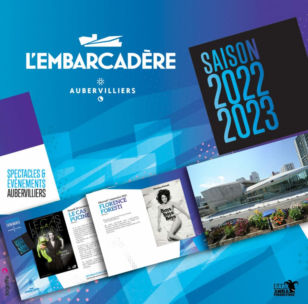 Indentité visuelle l'embarcadere aubervilliers