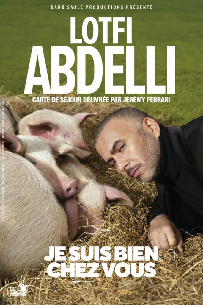 Lotfi abdeli dark smile productions : identité visuelle de la tournée de 1 Lotfi abdeli dark smile productions