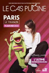 Graphisme affiche Le Cas Pucine TRIANON La griffe DIJON