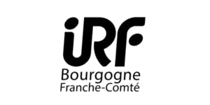 La griffe, agence de communication à dijon — conseil, graphisme, web et animation 3d 12 Logo irf bourgogne-franche-comté